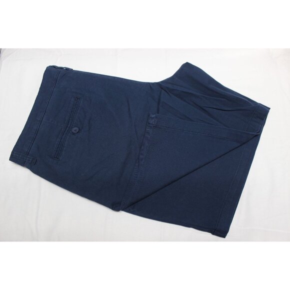 Member's Mark men's 9" blue everyday flat front stretch twill shorts 40 - Picture 4 of 9